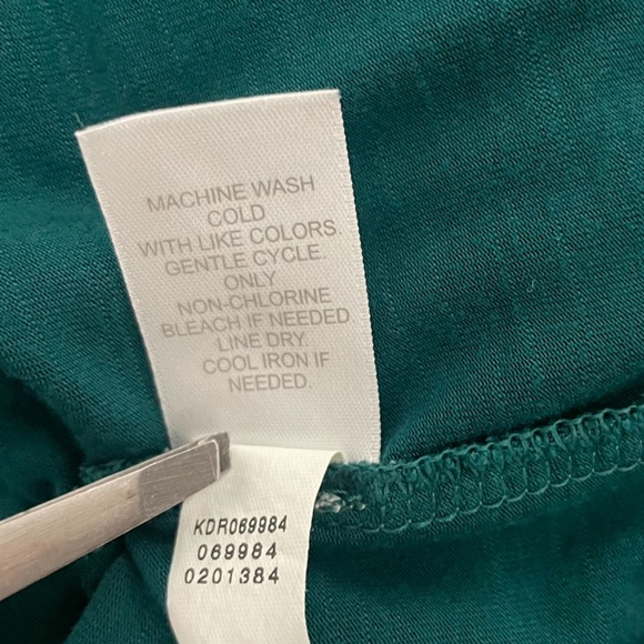 J.Jill Women's Floral Stretchy Knit Button Up 3/4 Sleeve Boho Dress Sz 3X - Picture 11 of 11